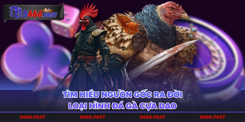 Tìm hiểu nguồn gốc ra đời loại hình đá gà cựa dao